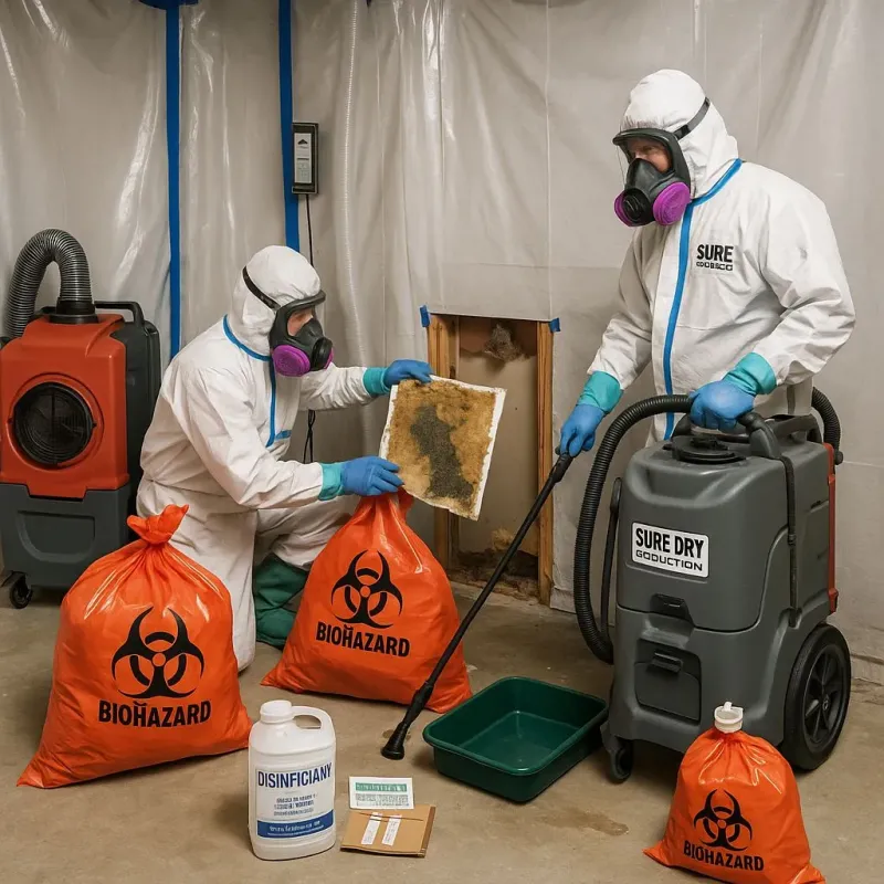 Contaminated Water Handling Protocols process in Sumidero, PR